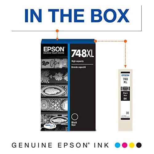 엡손 Epson DURABrite Pro T748XL120 Ink Cartridge - High Capacity Black