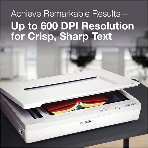 엡손 Epson DS-50000 Large-Format Document Scanner: 11.7” x 17” flatbed, TWAIN & ISIS Drivers, 3-Year Warranty with Next Business Day Replacement