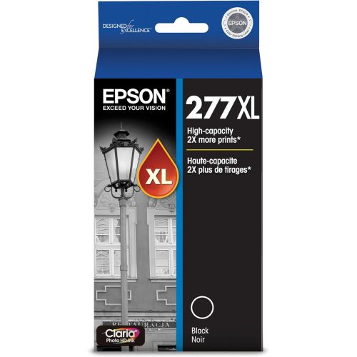 엡손 Epson T277XL120-S Claria Photo Hi-Definition Black High Capacity Cartridge Ink