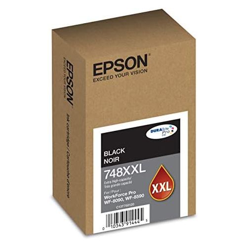 엡손 Epson DURABrite Pro T748XXL120 Ink Cartridge - Extra High Capacity Black