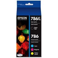 Epson T786XL-BCS DURABrite Ultra Black High Capacity and Color Combo Pack Standard Capacity Cartridge Ink