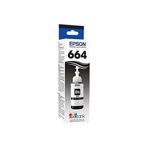 엡손 Epson T664120 EcoTank Black Ink Bottle