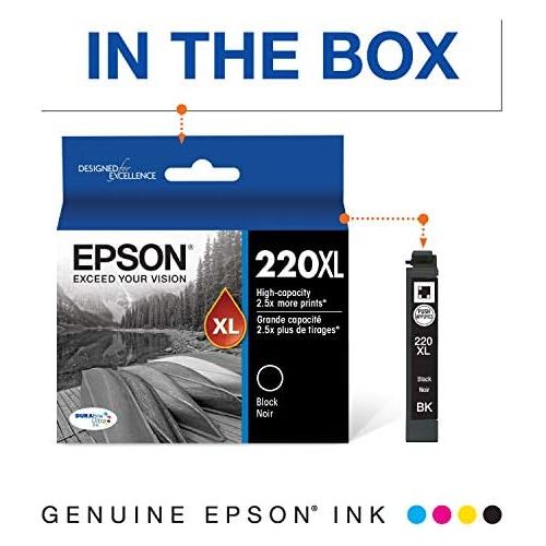 엡손 Epson T220XL120-S DURA Ultra Black High Capacity Cartridge Ink