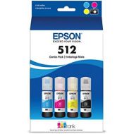 Epson T512 EcoTank Color Combo Pack Auto-Stop Ink Bottle (ET-7700, ET-7750)
