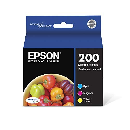 엡손 Epson T200520 DURABrite Ultra Ink Color Combo Pack, Standard Capacity Cartridges, Cyan, Magenta, Yellow