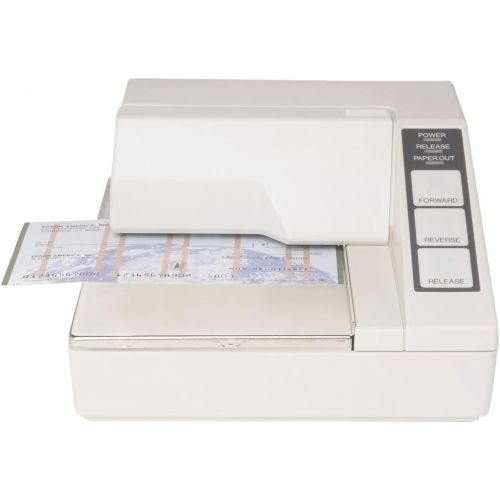 엡손 Epson TM-U295 Impact slip printer 2.1 lps serial interface (Cables and Power Supply not included) White C31C163272