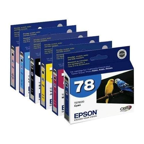 엡손 Set of 6 Epson 78 Inkjet Cartridges