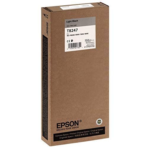 엡손 Epson UltraChrome HD Ink Cartridge - 350ml Light Black (T824700)