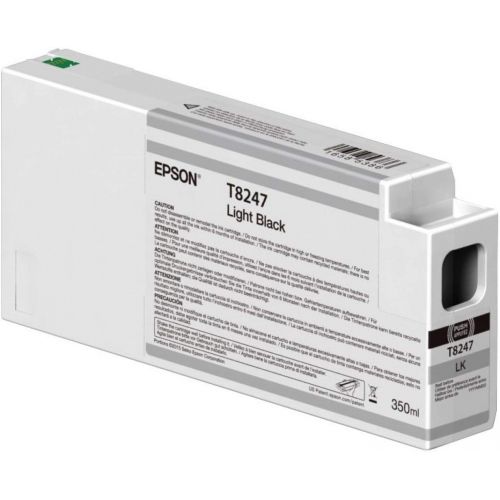 엡손 Epson UltraChrome HD Ink Cartridge - 350ml Light Black (T824700)