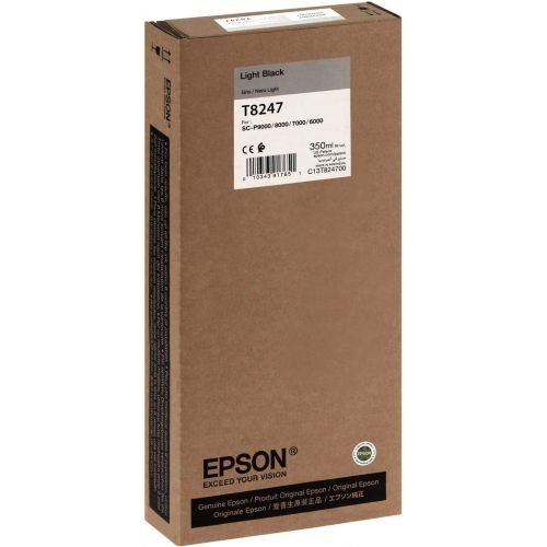 엡손 Epson UltraChrome HD Ink Cartridge - 350ml Light Black (T824700)