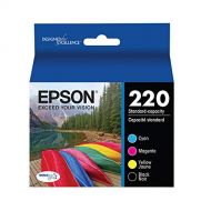 Epson T220120-BCS DURABrite Ultra Black & Color Combo Pack Standard Capacity Cartridge Ink (WF-2760, WF-2750, WF-2660, WF-2650, WF-2630, XP-424, XP-420, XP-320)