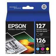 Epson T127120-BCS DURABrite Ultra Black & Color Combo Pack Extra High Capacity Cartridge Ink