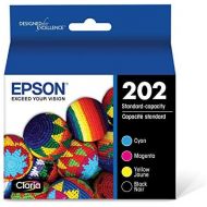 Epson T202 Claria Standard-Capacity Ink Cartridge Multi-Pack - Black and Color (CMYK)