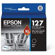 Epson T127120 Stylus NX530 625 WorkForce 545 60 630 633 635 645 840 845 WF-3520 3530 3540 7010 7510 7520 Ink Cartridge (Black) in Retail Packaging