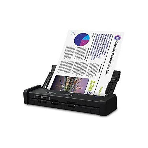 엡손 Epson Workforce ES-200 Color Portable Document Scanner with ADF for PC and Mac, Sheet-fed and Duplex Scanning