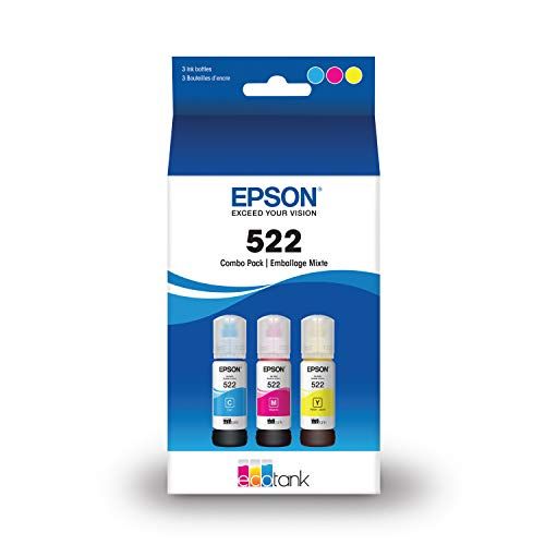 엡손 Epson T522520 EcoTank Ink Bottle - Color Multi Pack (for use with EcoTank ET-2720, ET-4700)