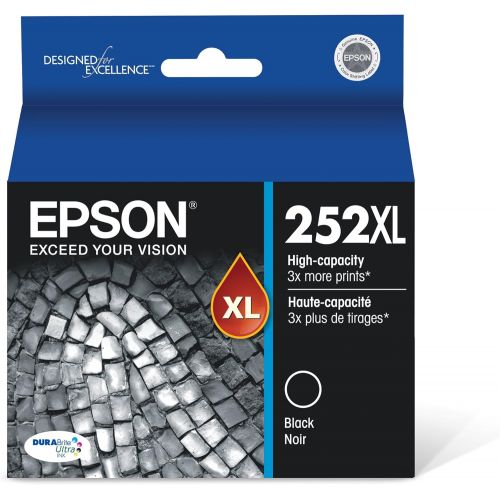 엡손 Epson T252XL120 DURABrite Ultra Black High Capacity Cartridge Ink