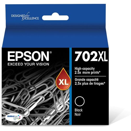 엡손 Epson T702XL120-S DURABrite Ultra Black High Capacity Cartridge Ink