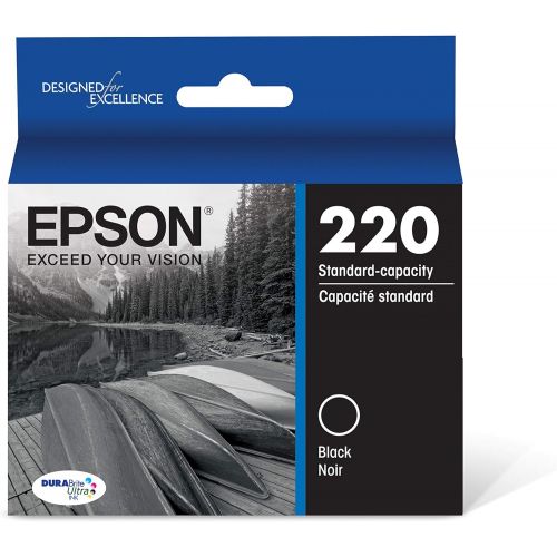 엡손 Epson T220120 DURABrite Ultra Black Standard Capacity Cartridge Ink (WF-2760, WF-2750, WF-2660, WF-2650, WF-2630, XP-424, XP-420, XP-320)