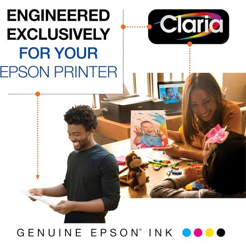 엡손 Epson 212XL, Standard-capacity Color and High-capacity Black Ink Cartridges, (CMYK) 4-Pack