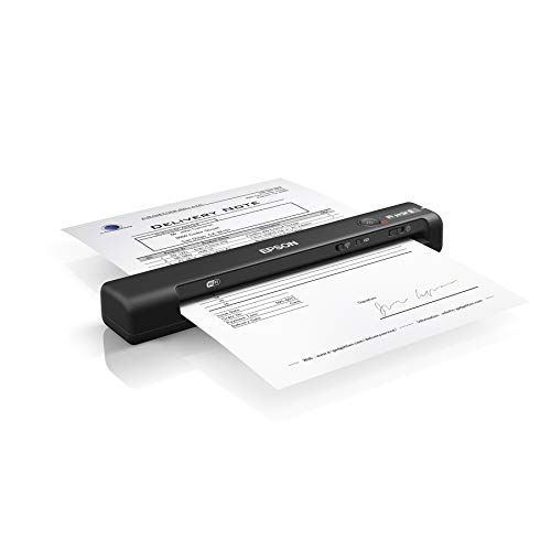 엡손 Epson Workforce ES-60W Wireless Portable Sheet-fed Document Scanner for PC and Mac