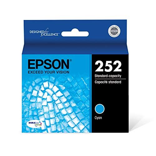 엡손 Epson T252220 DURABrite Ultra Cyan Standard Capacity Cartridge Ink