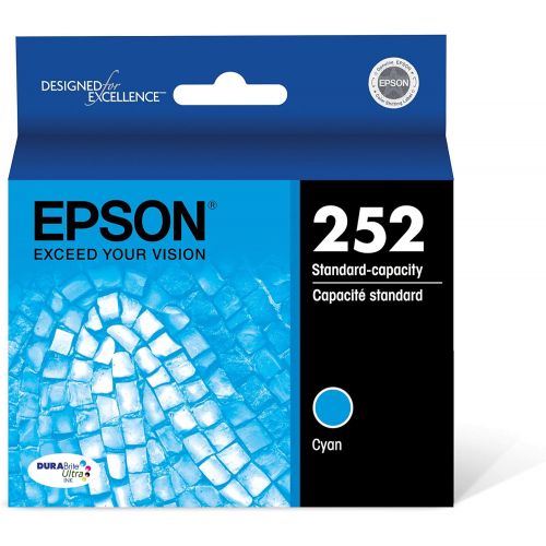 엡손 Epson T252220 DURABrite Ultra Cyan Standard Capacity Cartridge Ink