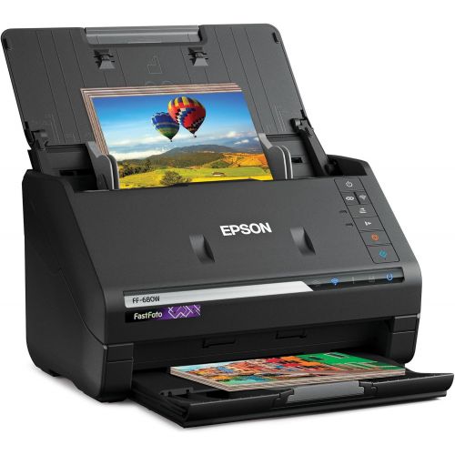 엡손 Epson FastFoto FF-680W Wireless High-speed Photo and Document Scanning System, Black