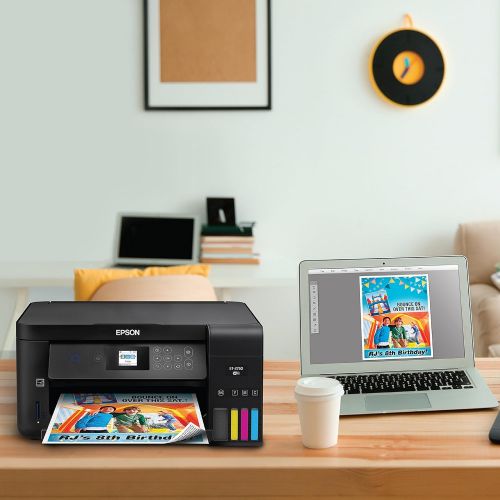 엡손 Epson Expression ET-2750 EcoTank Wireless Color All-in-One Supertank Printer with Scanner and Copier