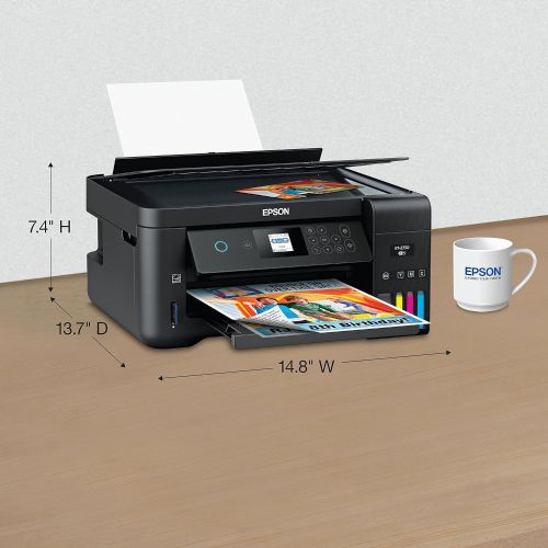 엡손 Epson Expression ET-2750 EcoTank Wireless Color All-in-One Supertank Printer with Scanner and Copier