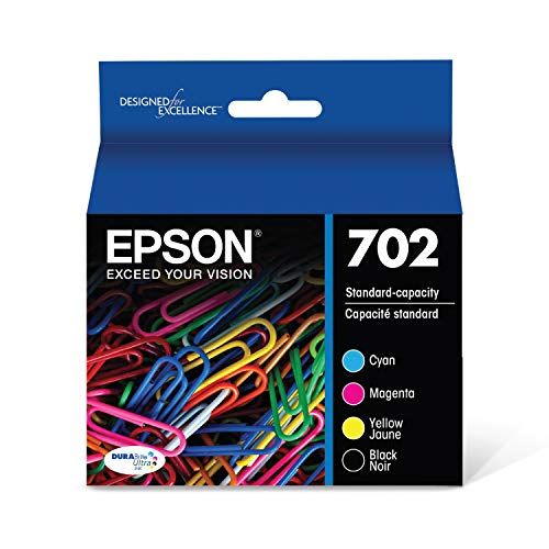 엡손 Epson T702120-BCS DURABrite Ultra Black and Color Combo Pack Standard Capacity Cartridge Ink