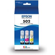 Epson T502 EcoTank Color Combo Pack Auto-Stop Ink Bottle (ET-2700, ET-2750, ET-3700, ET-3750, ET-4750)