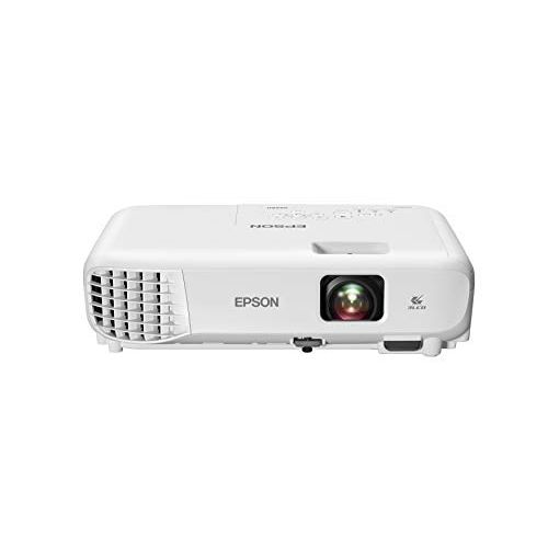 엡손 Epson VS260 3-Chip 3LCD XGA Projector, 3,300 Lumens Color Brightness, 3,300 Lumens White Brightness, HDMI, Built-in Speaker, 15,000:1 Contrast Ratio