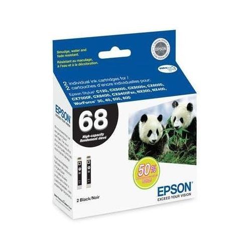 엡손 Epson EPST068120D2 - T068120D2 68 DURABrite Ultra High-Yield Ink