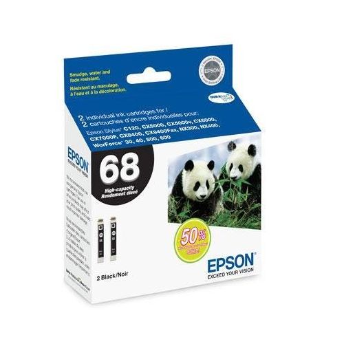 엡손 Epson EPST068120D2 - T068120D2 68 DURABrite Ultra High-Yield Ink