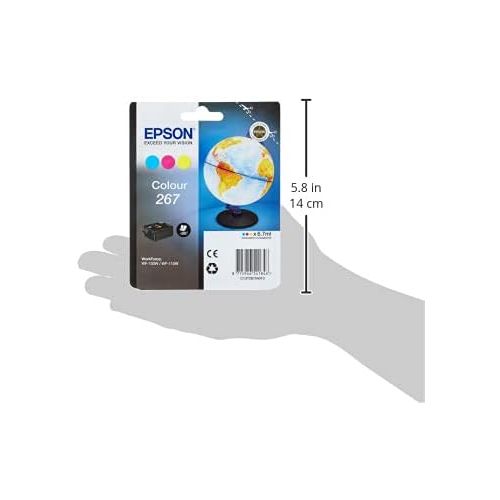 엡손 Epson Singlepack Colour 267 Ink Cart In rs blister pa