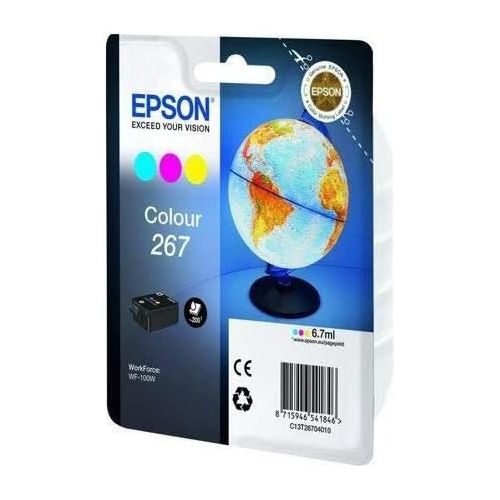 엡손 Epson Singlepack Colour 267 Ink Cart In rs blister pa