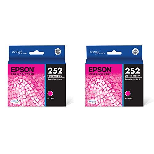 엡손 Epson T252320 DURABrite Ultra Magenta Standard Capacity Cartridge Ink - 2 Pack