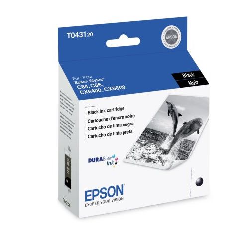 엡손 Epson DURABrite Inkjet Cartridge Black T043120