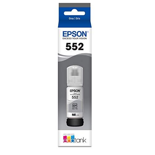 엡손 Epson Claria ET Premium T552520 High Capacity Bottle Ink - Grey