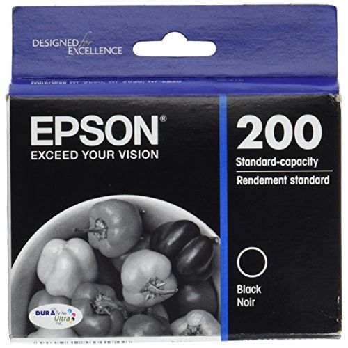 엡손 Epson Expression Home 200 Black Ink Cartridge (OEM) 175 Pages 2 Pack