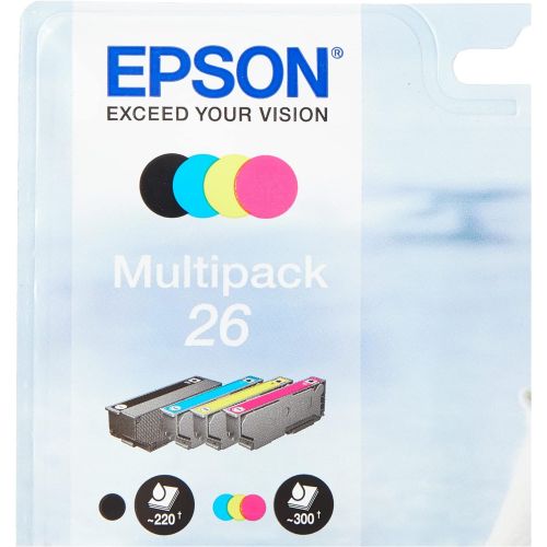 엡손 Epson 26 Multi-pack Ink Cartridge (Black, Yellow, Cyan, Magenta)