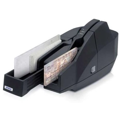 엡손 Epson TM-S1000 CaptureOne Check Scanner - 30 DPM, 2 Pockets, USB, Dark Gray, Includes Power Supply, USB Cable, Franking Cartridge, and CD (127116B)