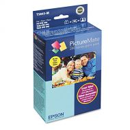 New-Epson T5845M - PictureMate Combo Pack 200-Series Ink Cartridge w/100 Matte 4 x 6 Sheets - EPST5845M