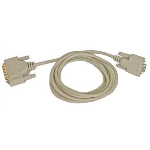 엡손 Epson CEPS-003 Cable, Null Modem Serial, DB-9 Female to DB-25 Male, 6 Length, Beige