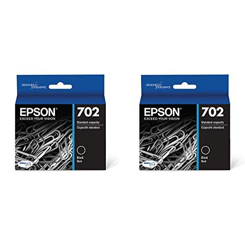 엡손 Epson T702120 DURABrite Ultra Black Standard Capacity Cartridge Ink