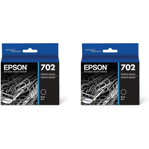 엡손 Epson T702120 DURABrite Ultra Black Standard Capacity Cartridge Ink