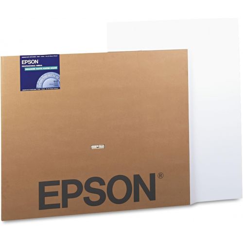 엡손 Epson Enhanced Matte 30 x 40 Poster Board, 5 Pieces (S041599) by Epson