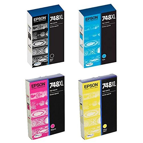 엡손 Epson748 High Capacity Ink Cartridge Complete Color Set