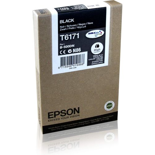 엡손 Epson T617100 High Capacity Black Ink Cartridge 4000 Pages